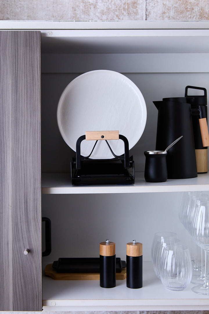 RACK ORGANIZADOR DE PLATOS BLACK 36CM