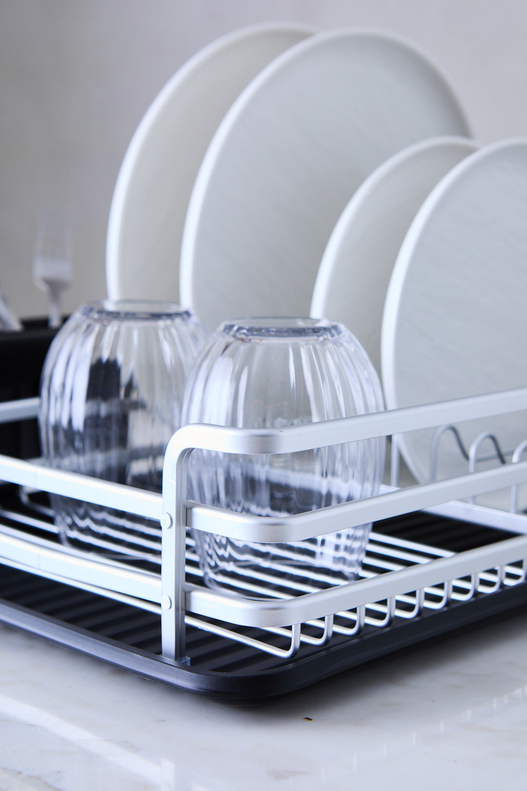 SECAPLATOS HIERRO SILVER 42CM