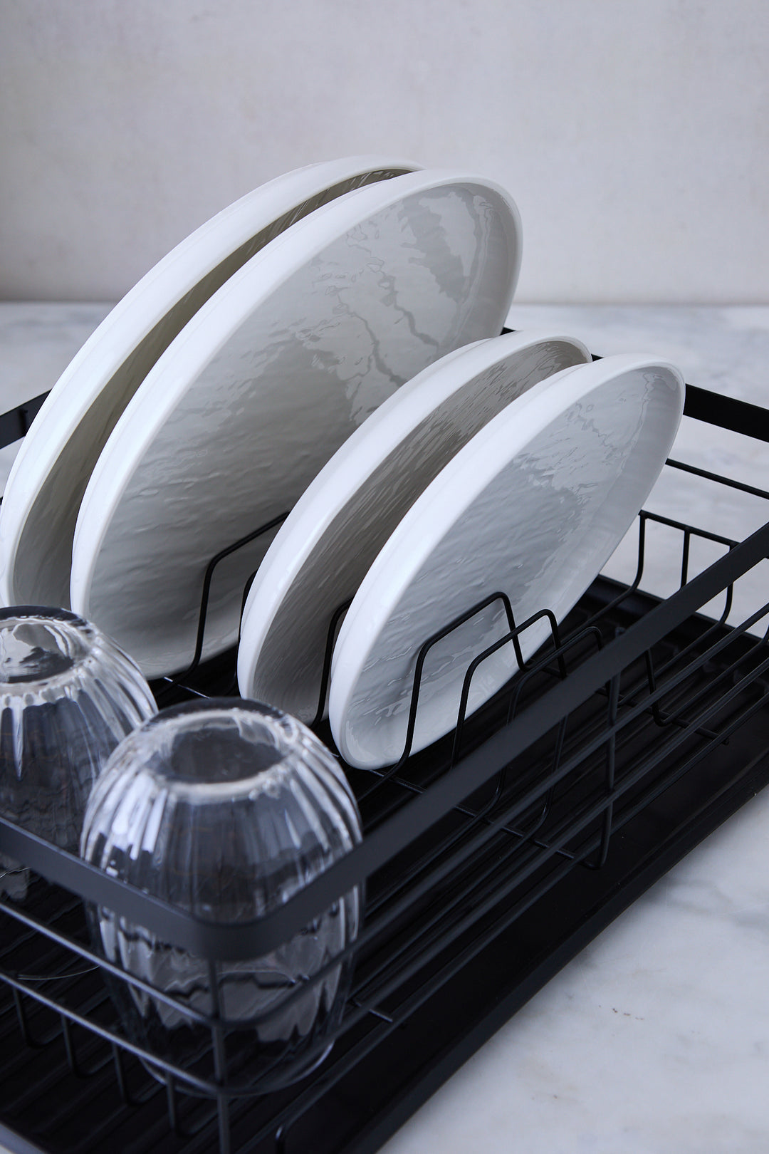 SECAPLATOS HIERRO BLACK & PLÁSTICO 42CM