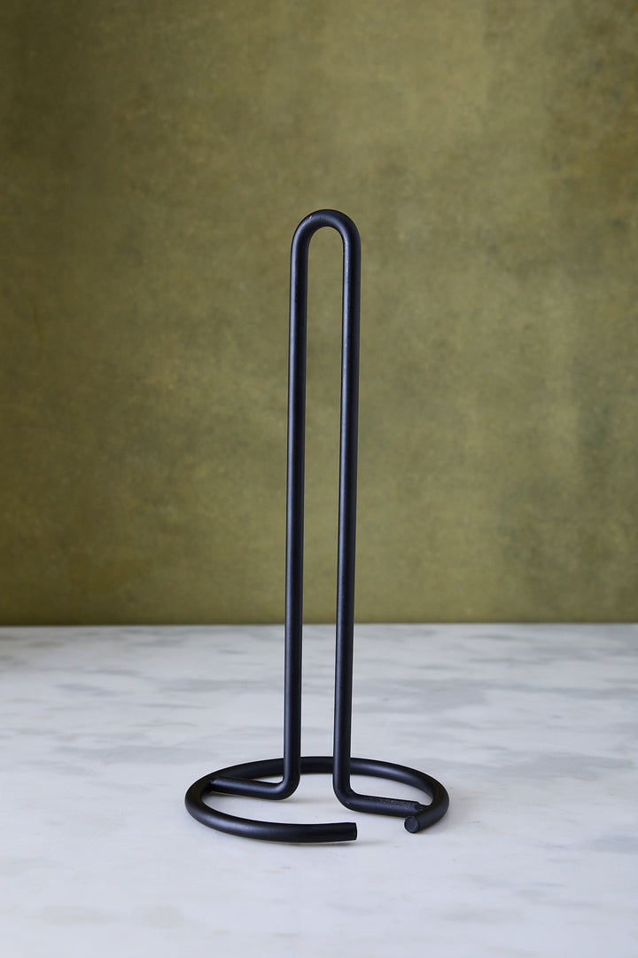 PORTAROLLO HIERRO BLACK 30CM