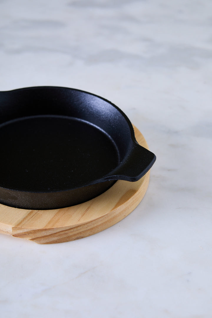 PROVOLETERA DE HIERRO CON BANDEJA 15CM