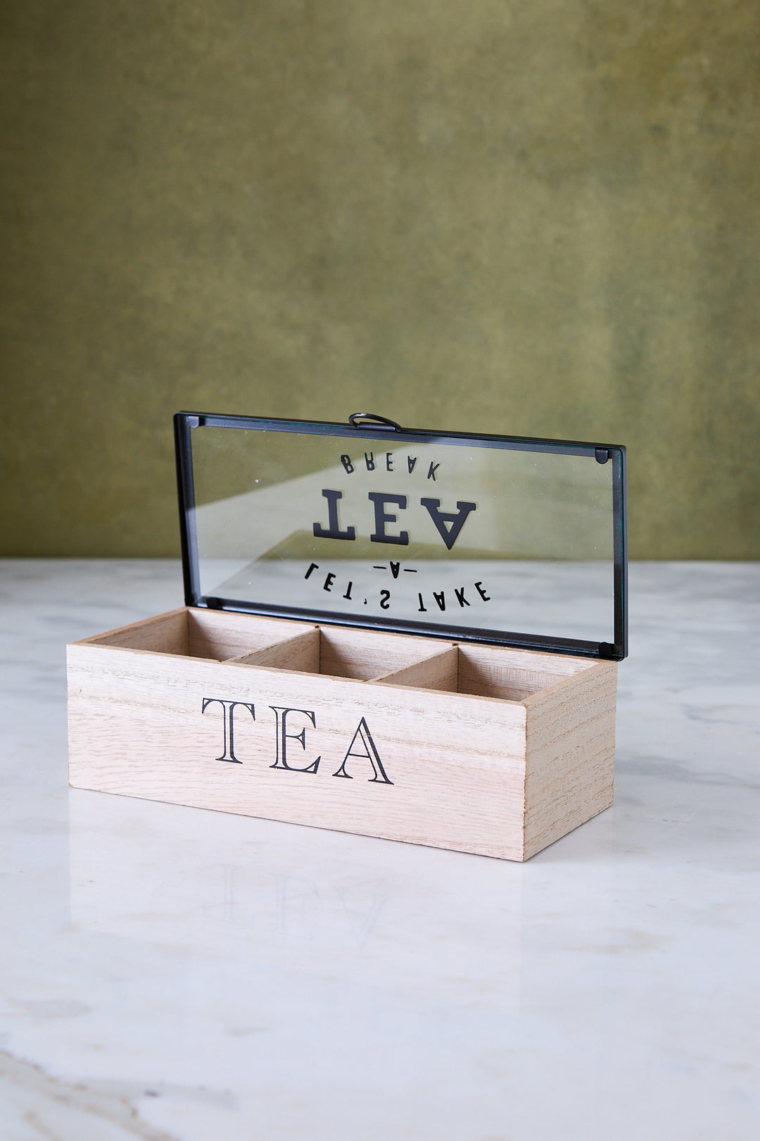 CAJA DE TE 3 CAVIDADES 24CM