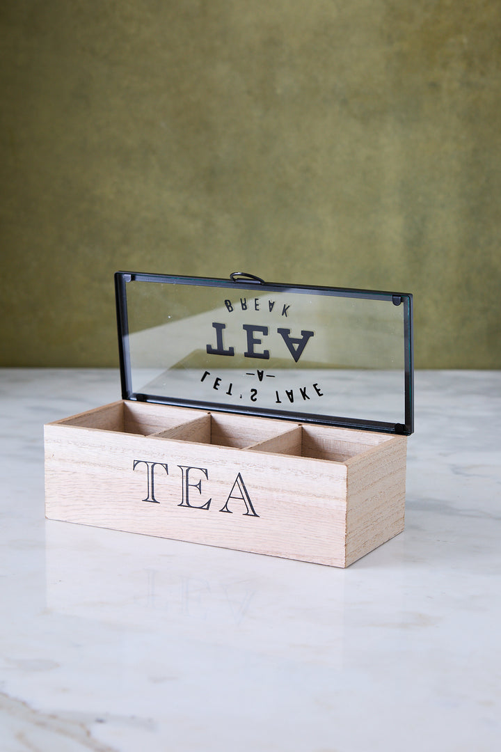 CAJA DE TE 3 CAVIDADES 24CM