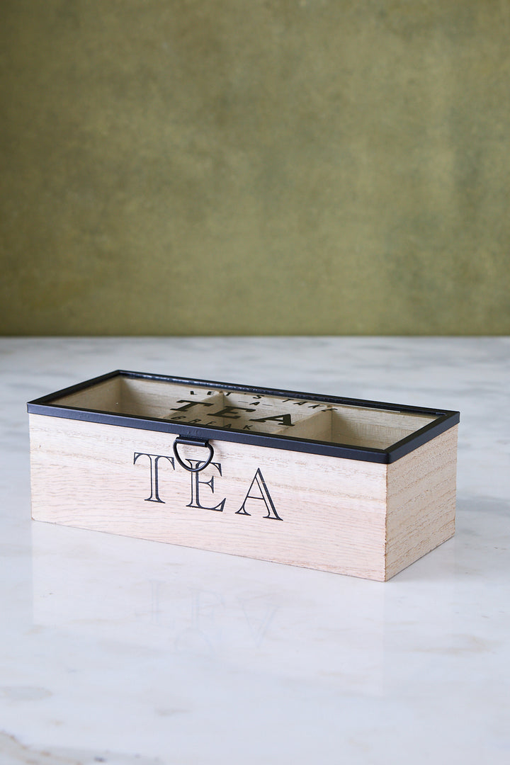 CAJA DE TE 3 CAVIDADES 24CM