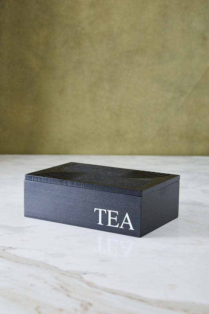 CAJA DE TE BLACK 4 CAVIDADES