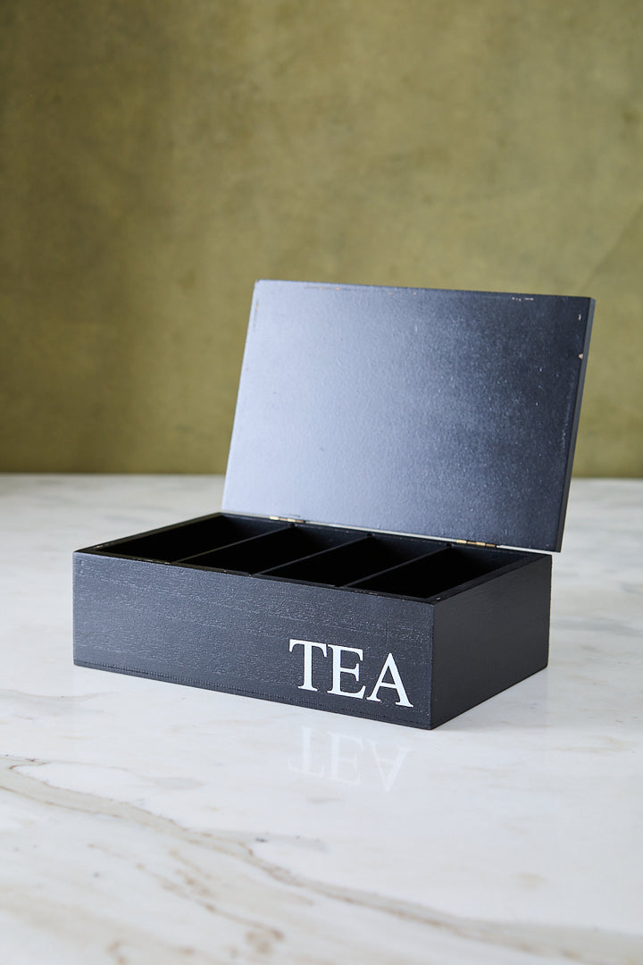 CAJA DE TE BLACK 4 CAVIDADES