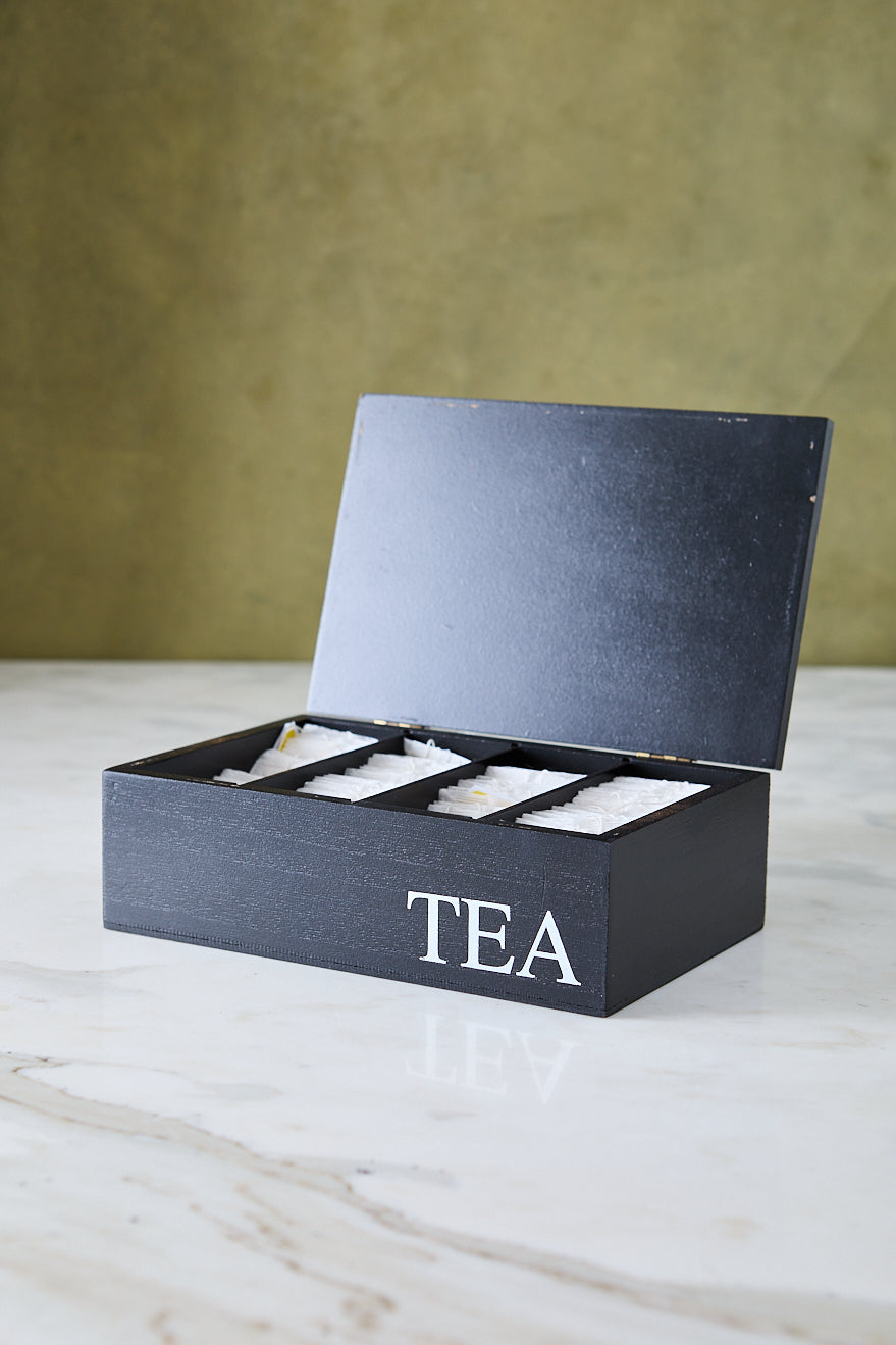 CAJA DE TE BLACK 4 CAVIDADES