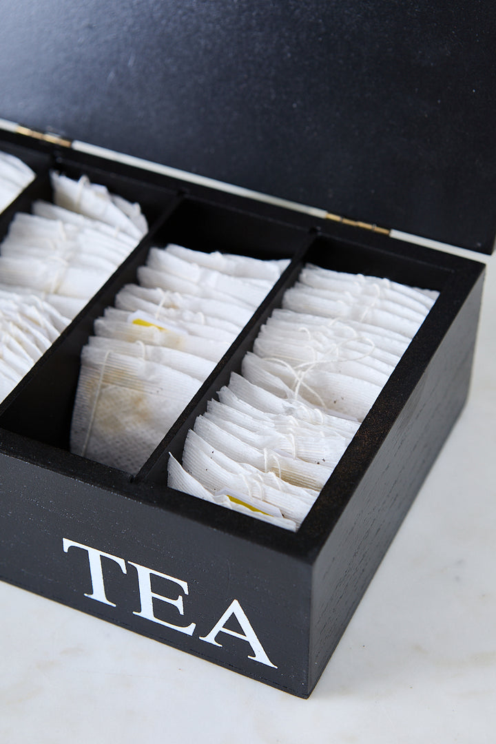 CAJA DE TE BLACK 4 CAVIDADES