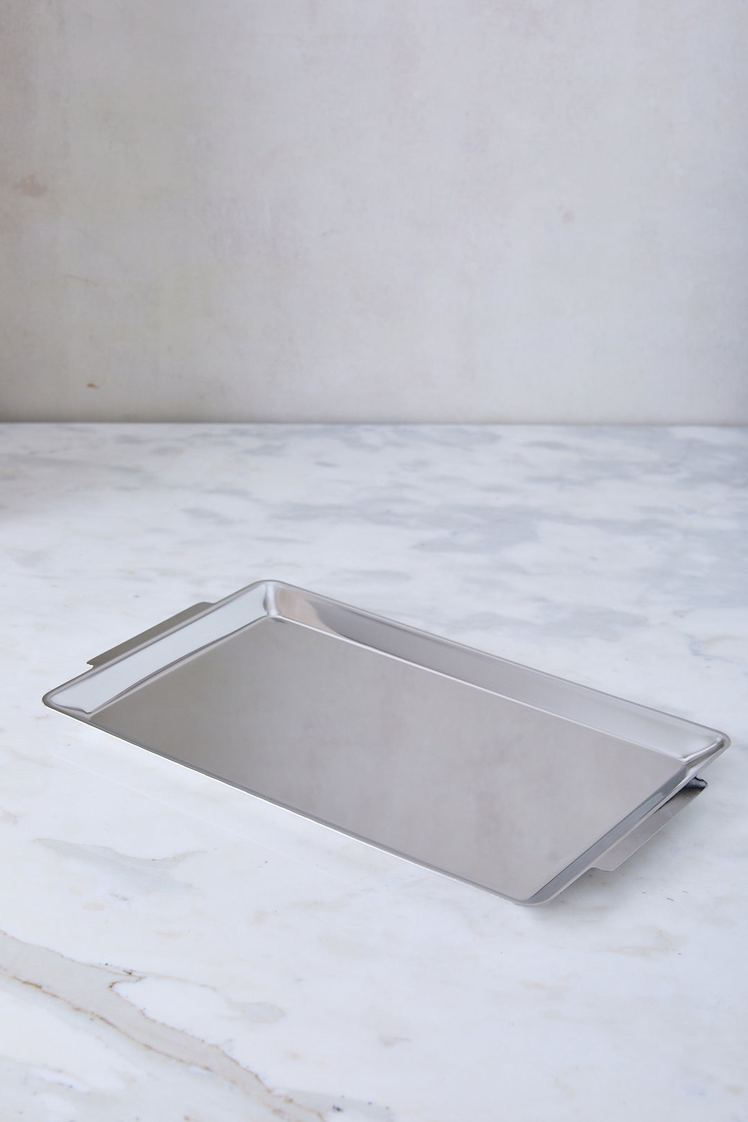 BANDEJA RECTANGULAR ACERO ESPEJADO 40CM