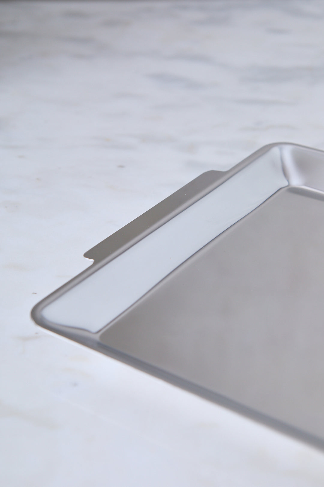 BANDEJA RECTANGULAR ACERO ESPEJADO 40CM