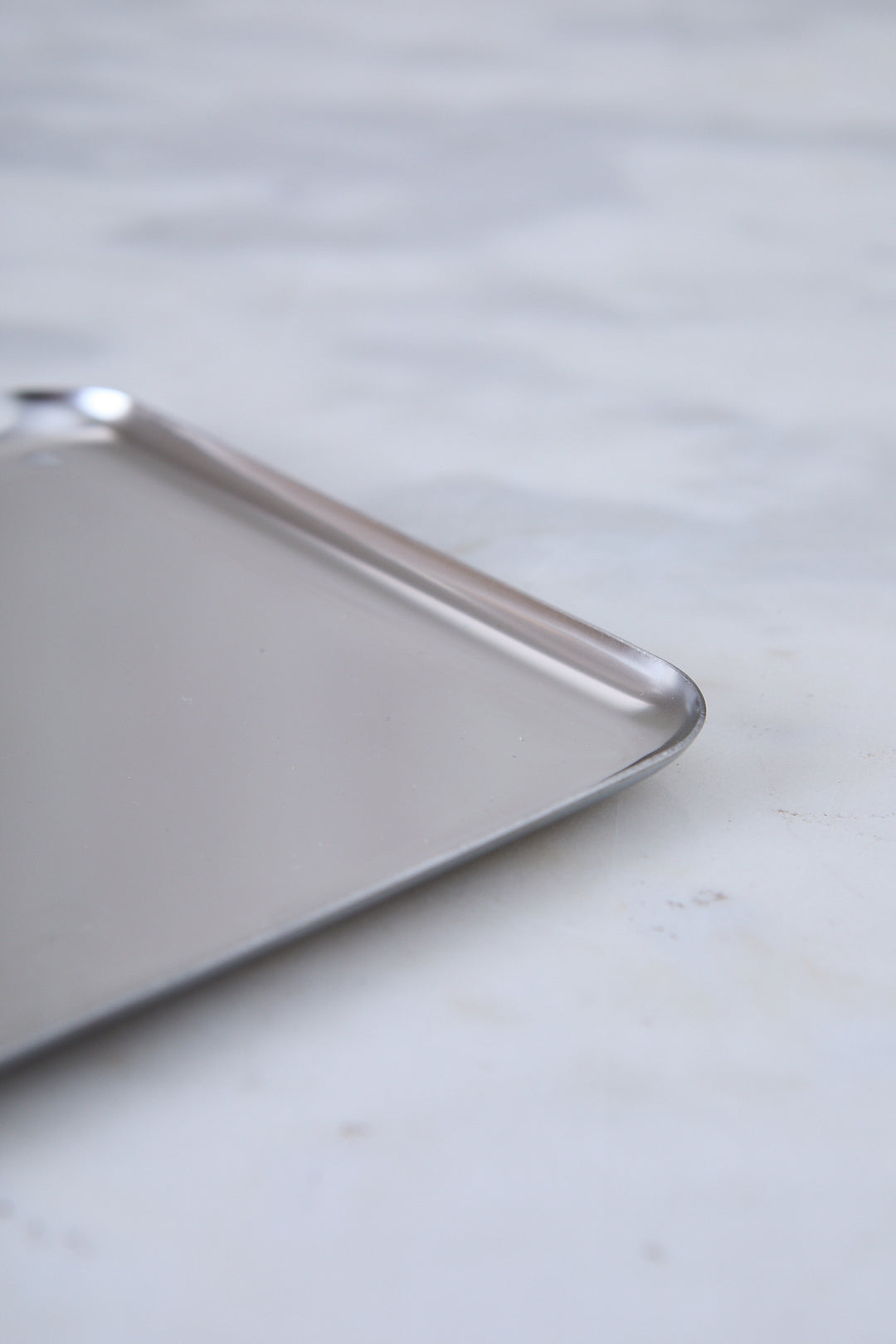 BANDEJA CUADRADA ACERO ESPEJADO 14CM