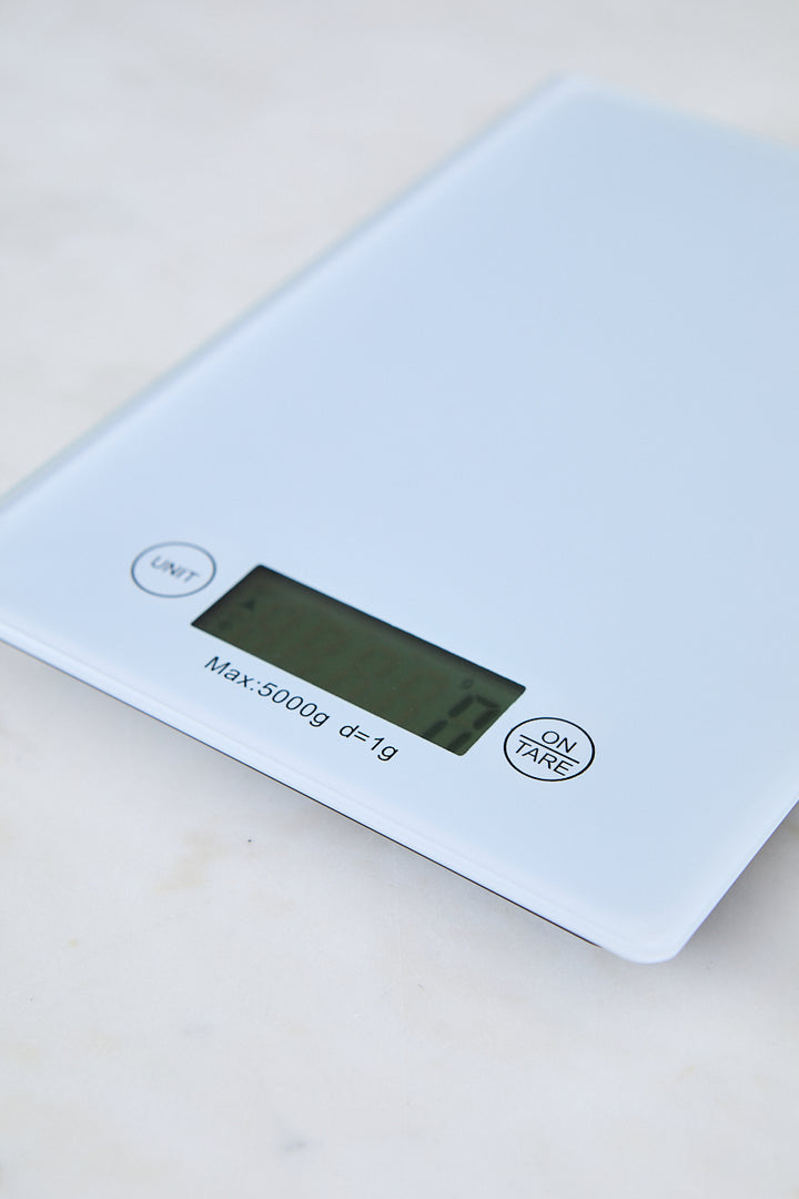 BALANZA DE COCINA DIGITAL WHITE