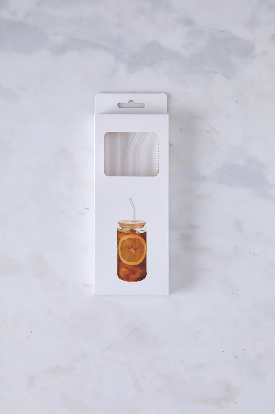 SORBETE DE VIDRIO CLEAR 20CM x 4