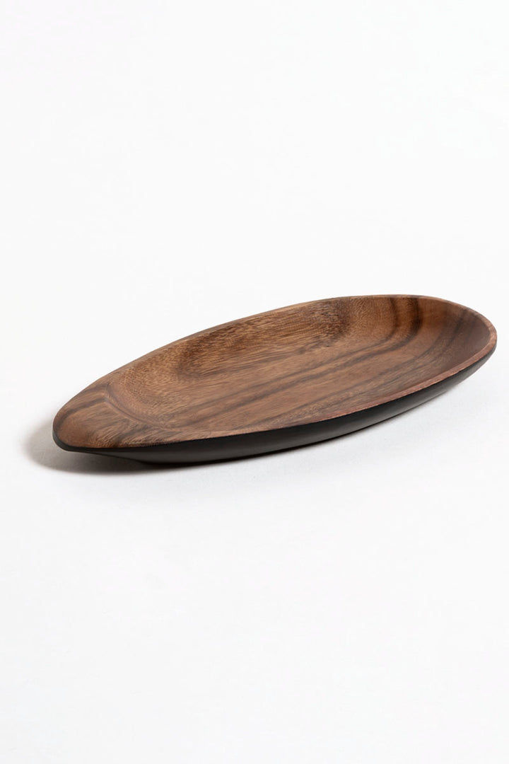 COPETINERO OVAL ACACIA MANILA BLACK