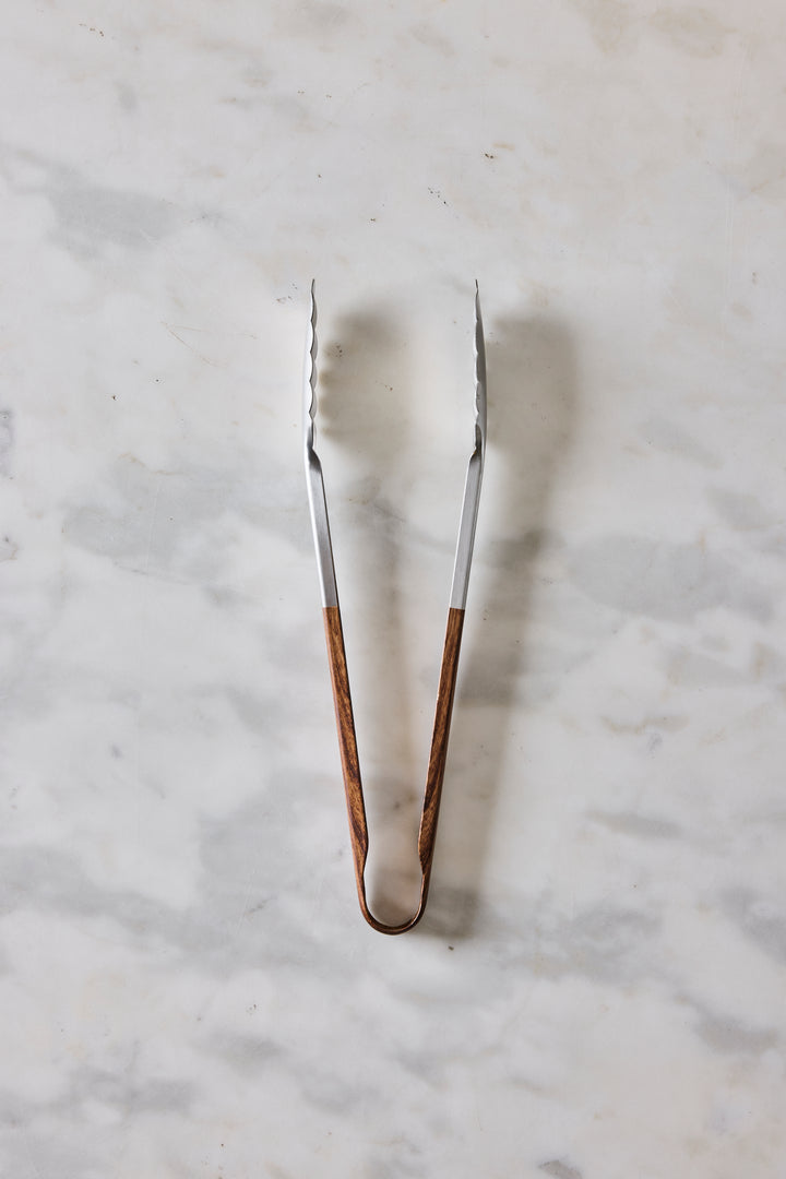 PINZA PARRILLA ACERO WOOD 30CM