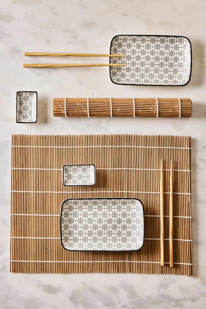 SET DE SUSHI BAMBÚ & CERÁMICA GINZA