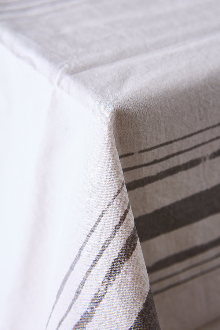 MANTEL TUSOR ESTAMPADO RAYAS GRAY 3M