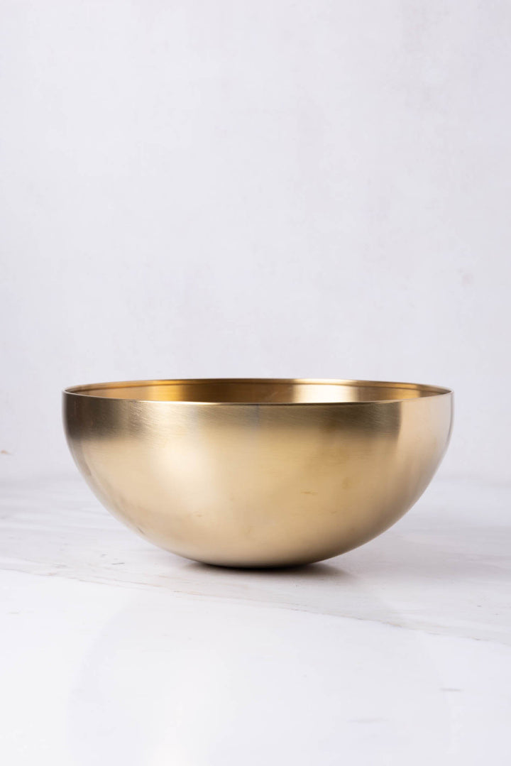 BOWL DE ACERO DORADO 25 CM