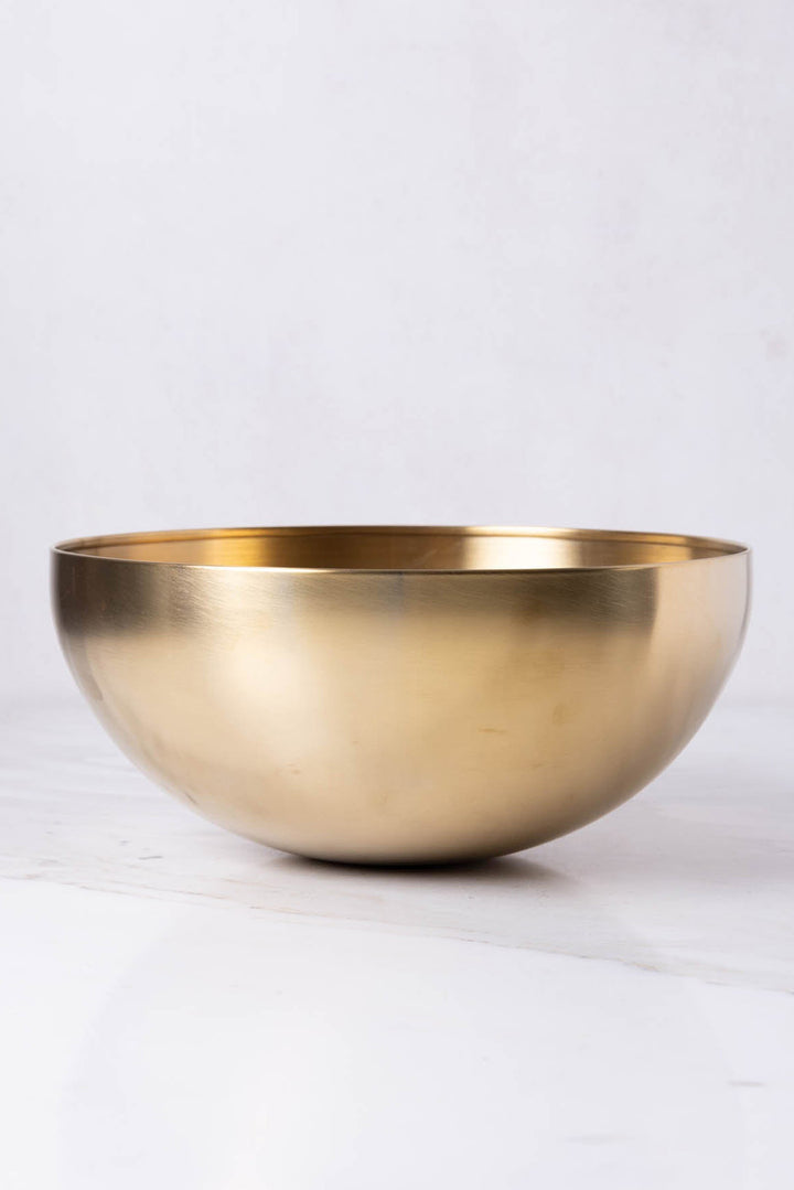 BOWL DE ACERO DORADO 25 CM
