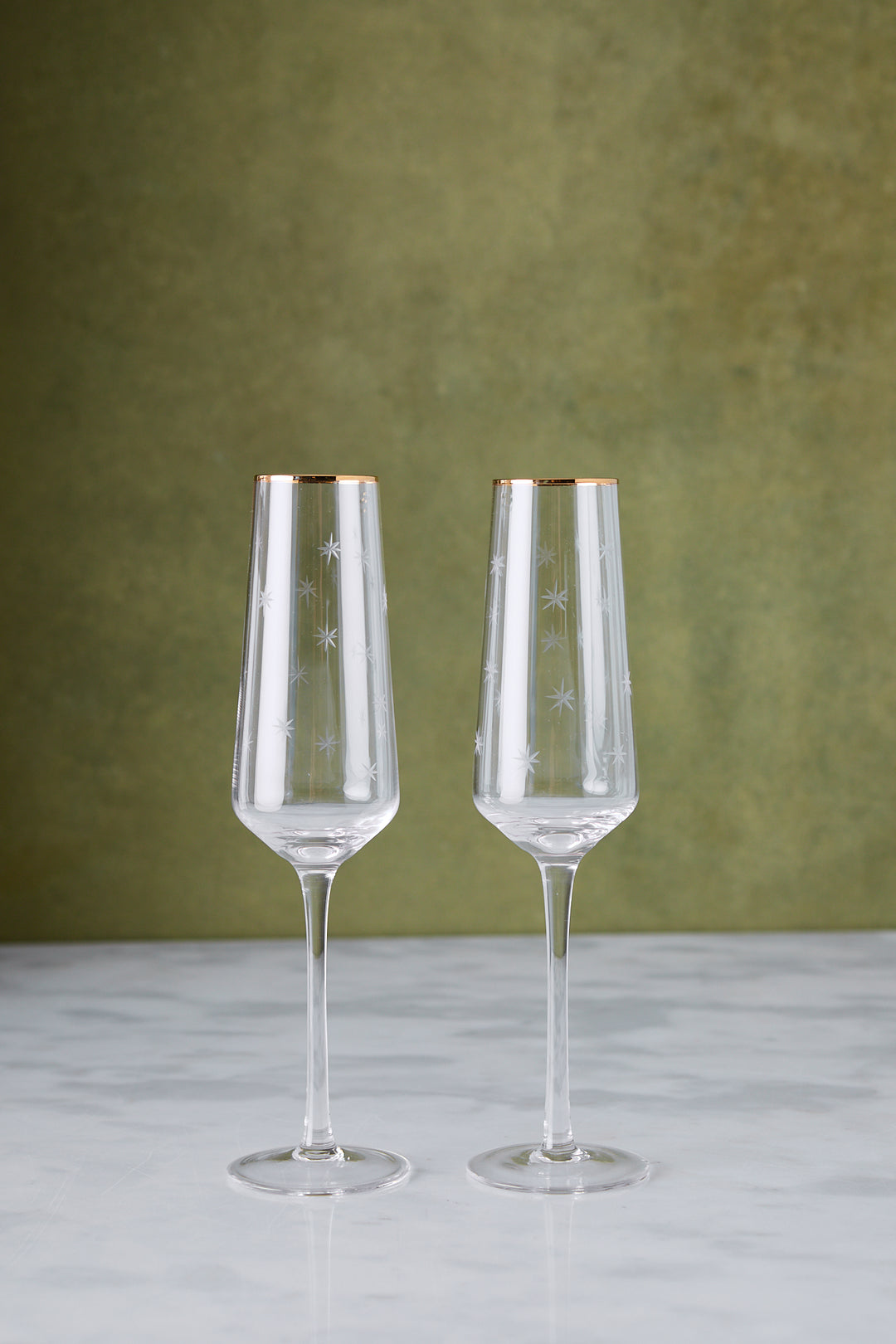 COPA DE CHAMPAGNE STARS 230ML x 2