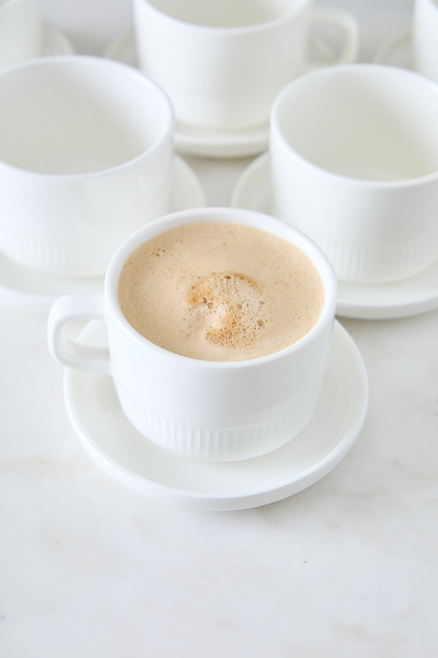 TAZA CON PLATO RALPH 250ML x 6