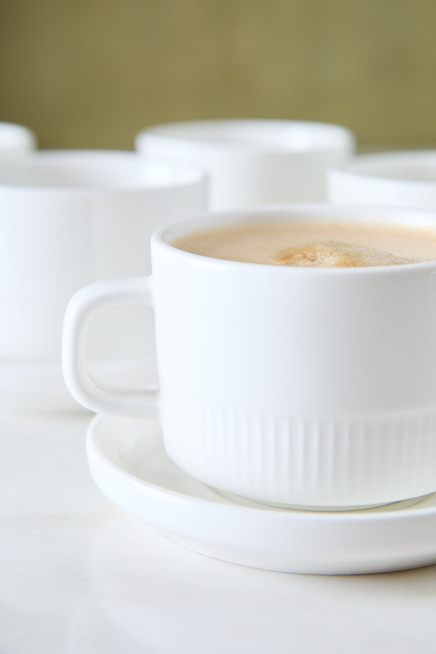 TAZA CON PLATO RALPH 250ML x 6