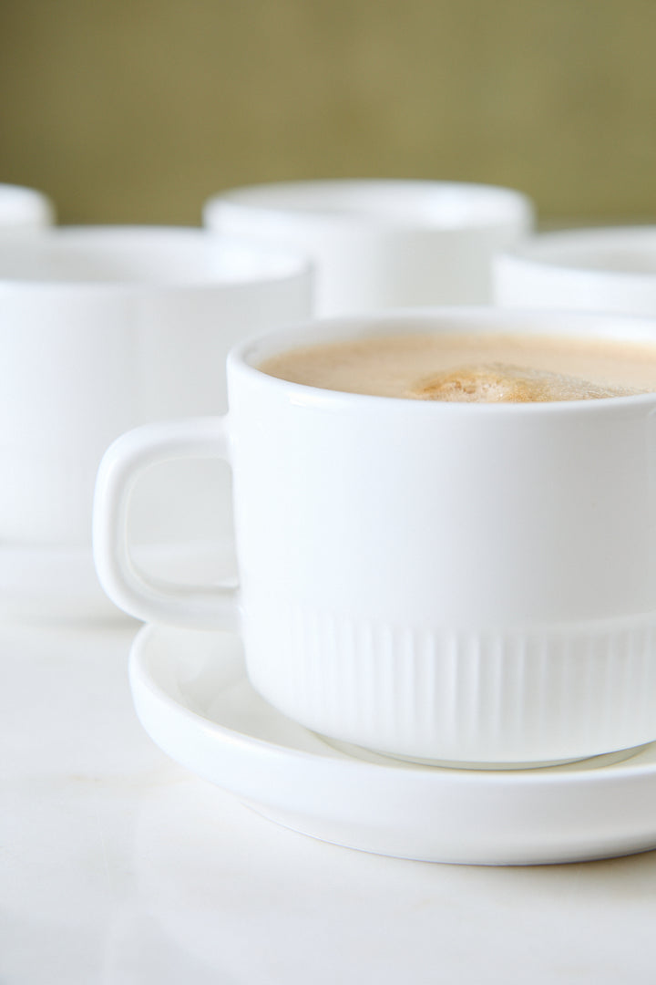 TAZA CON PLATO RALPH 250ML x 6