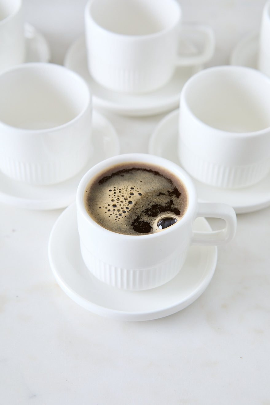 TAZA CON PLATO RALPH 140ML x 6