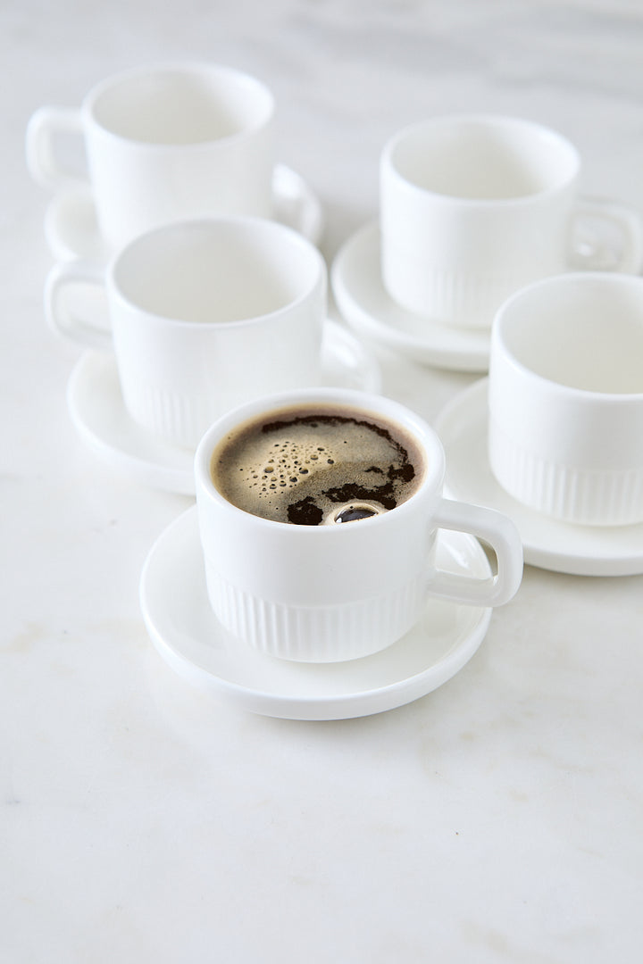 TAZA CON PLATO RALPH 140ML x 6