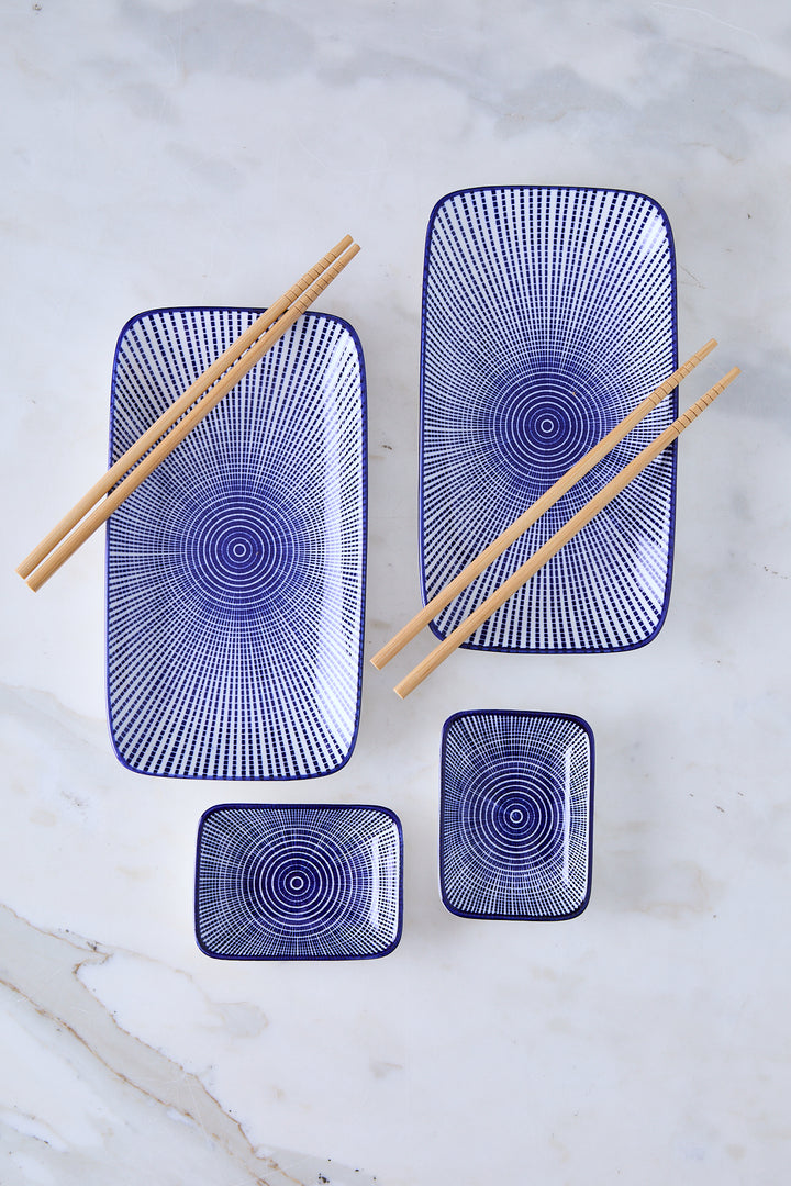 SET DE SUSHI PORCELANA & BAMBÚ MIZU