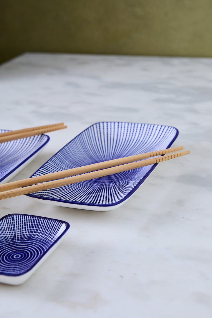 SET DE SUSHI PORCELANA & BAMBÚ MIZU