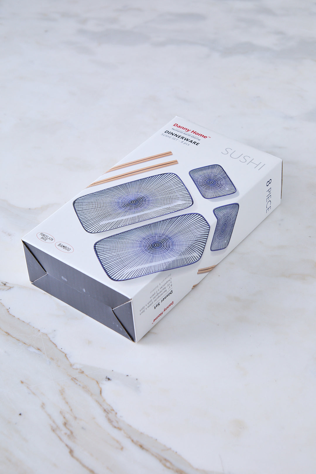 SET DE SUSHI PORCELANA & BAMBÚ MIZU