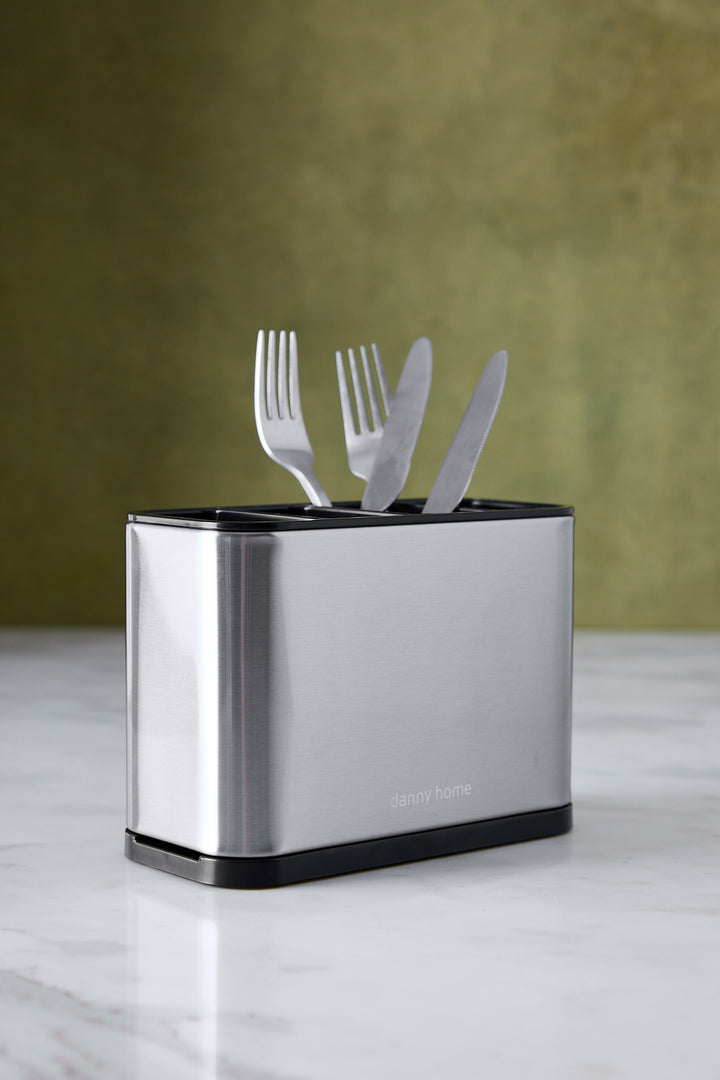 ORGANIZADOR ESCURRIDOR DE UTENSILIOS ACERO