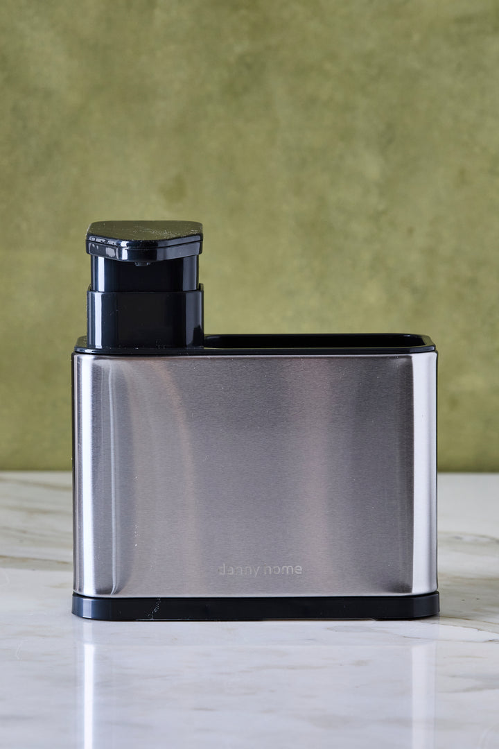 DISPENSER DE JABÓN ORGANIZADOR ACERO 320ML