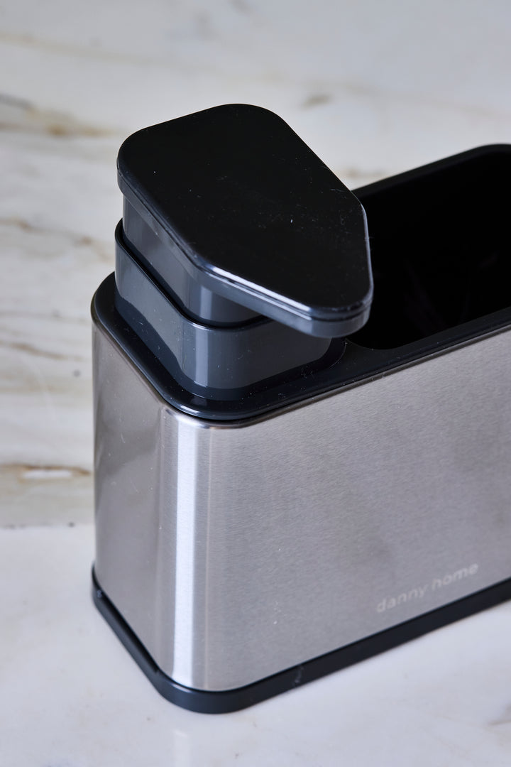 DISPENSER DE JABÓN ORGANIZADOR ACERO 320ML