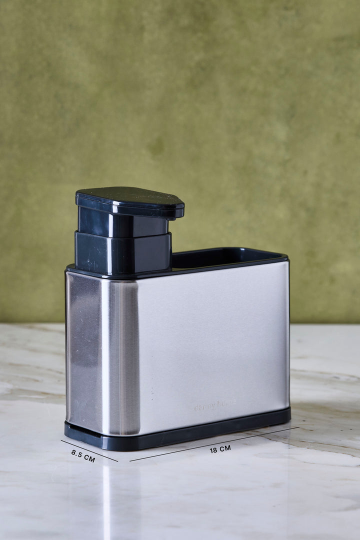 DISPENSER DE JABÓN ORGANIZADOR ACERO 320ML