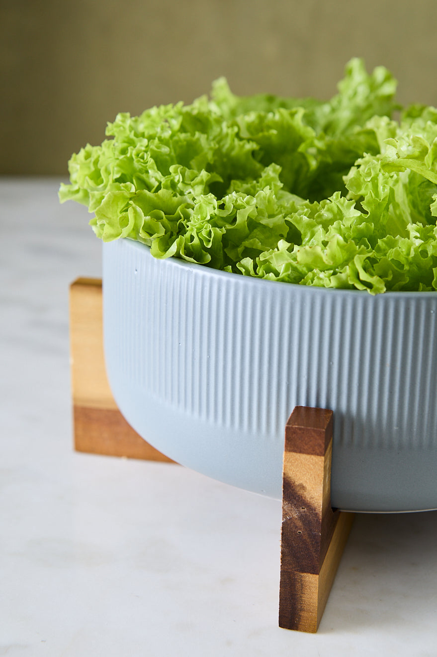 ENSALADERA CERÁMICA GRAY & WOOD 22CM