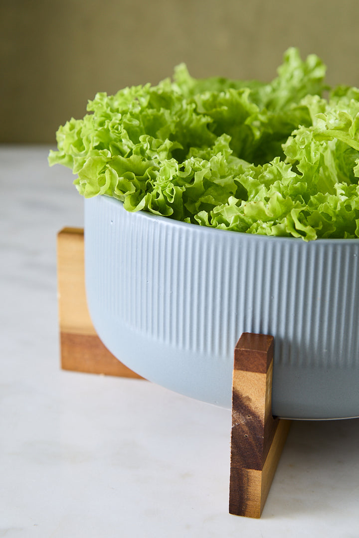 ENSALADERA CERÁMICA GRAY & WOOD 22CM