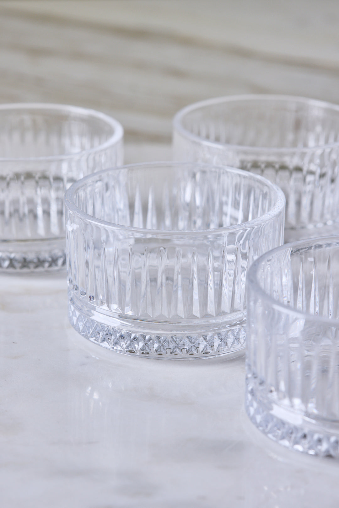 BOWL DE VIDRIO ELEGANT 9CM x 6