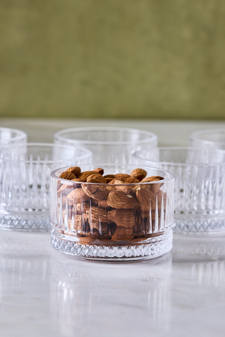BOWL DE VIDRIO ELEGANT 9CM x 6
