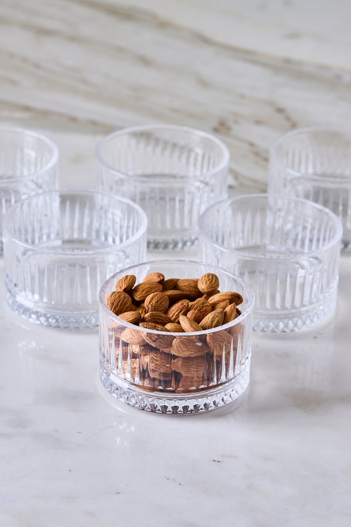 BOWL DE VIDRIO ELEGANT 9CM x 6