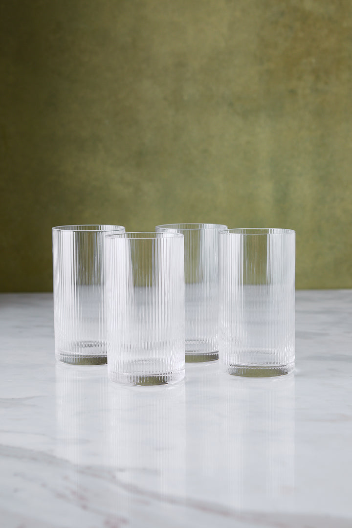 VASO ALTO LINES 430ML x 4