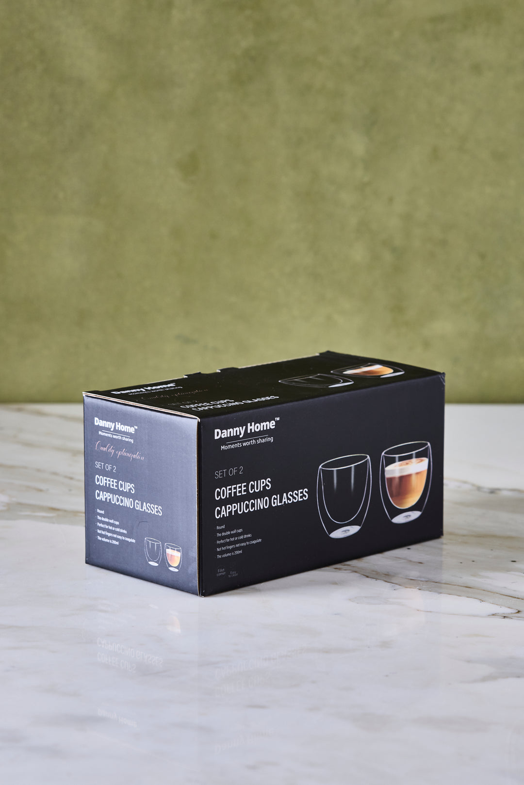 VASO DOBLE VIDRIO 200ML x 2