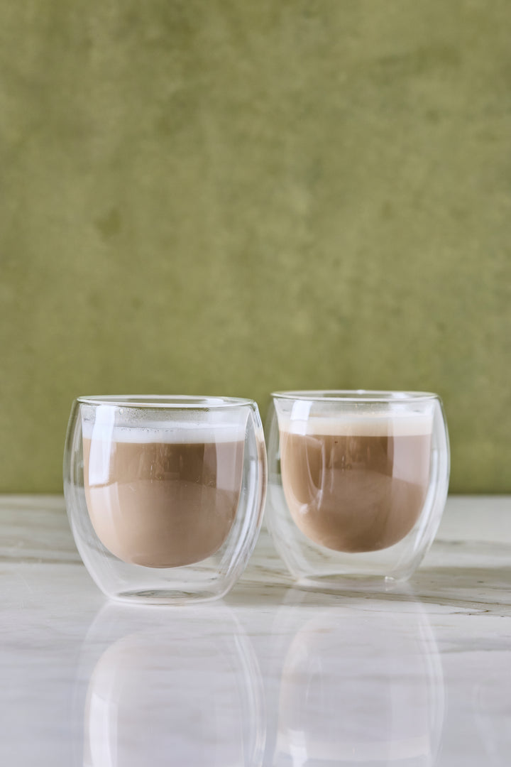 VASO DOBLE VIDRIO 200ML x 2
