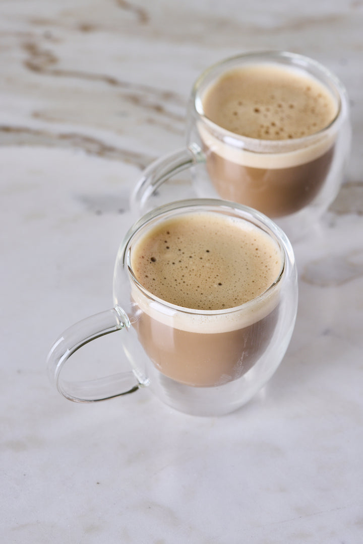 TAZA DOBLE VIDRIO 200ML x 2