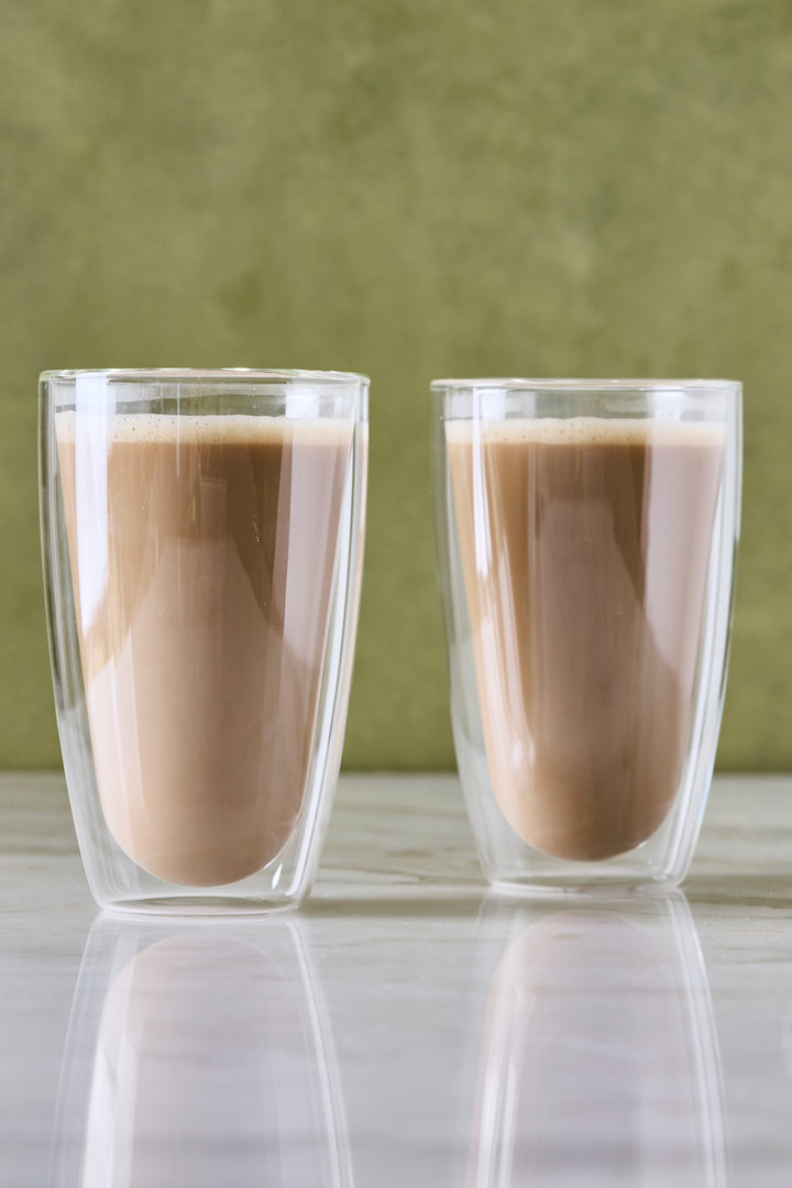 VASO CÓNICO DOBLE VIDRIO 400ML x 2