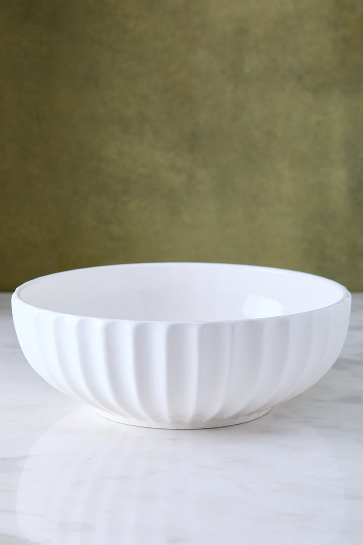 ENSALADERA CERAMICA WHITE 30CM