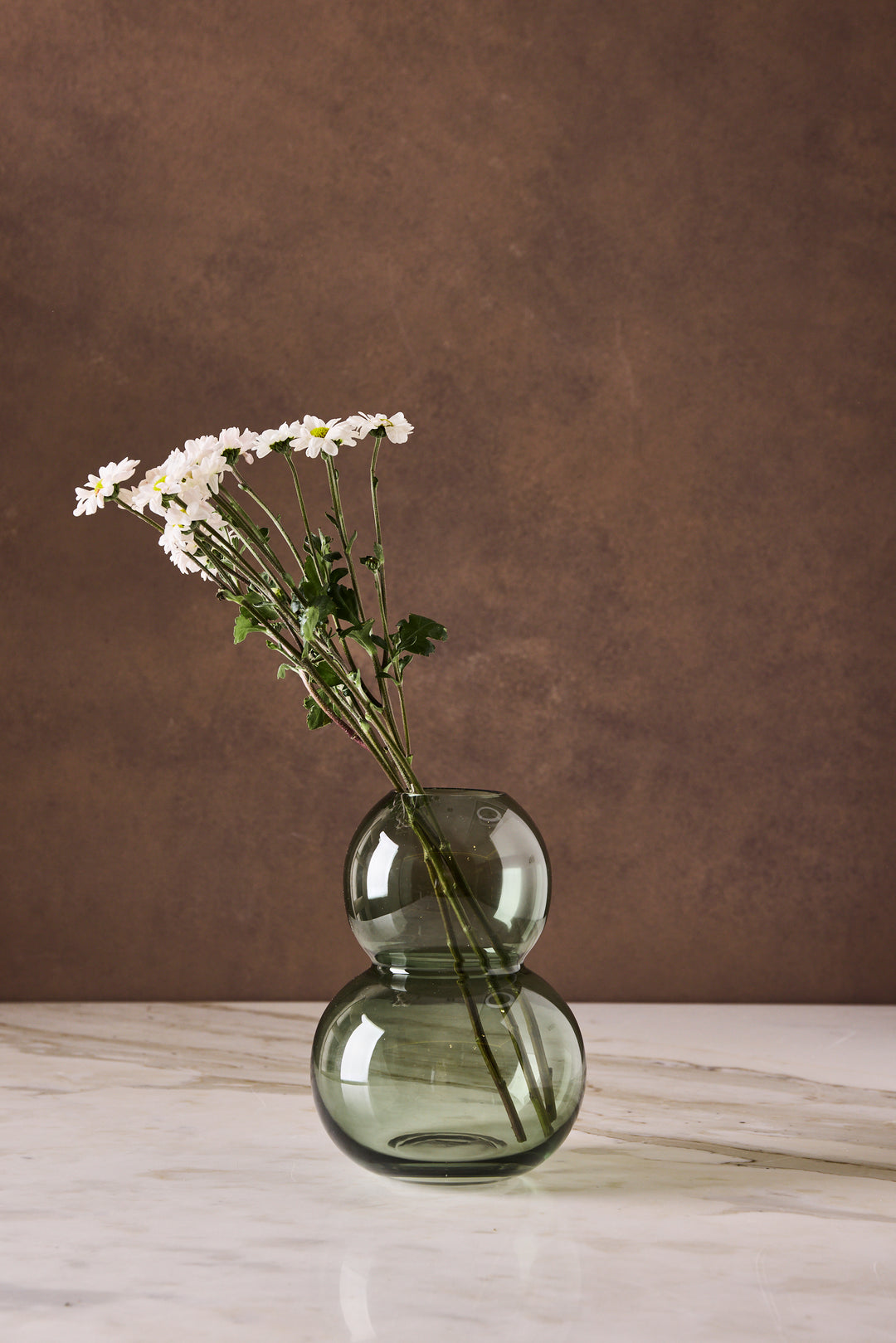 FLORERO BUBBLE GREEN 19CM