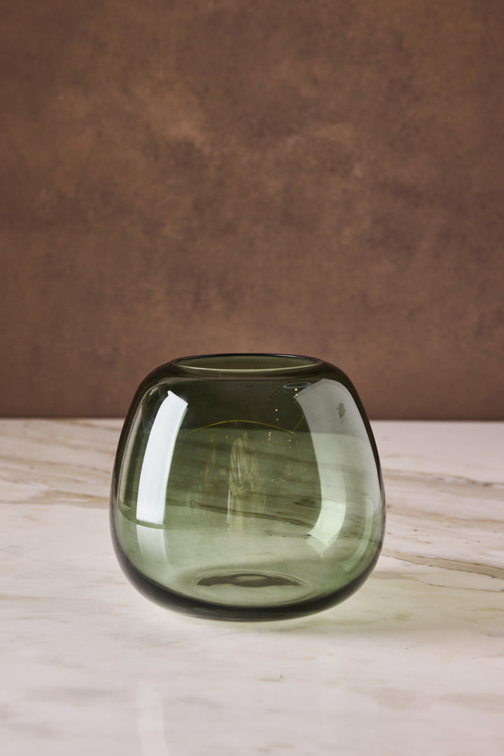 FLORERO GLOBE GREEN 13CM