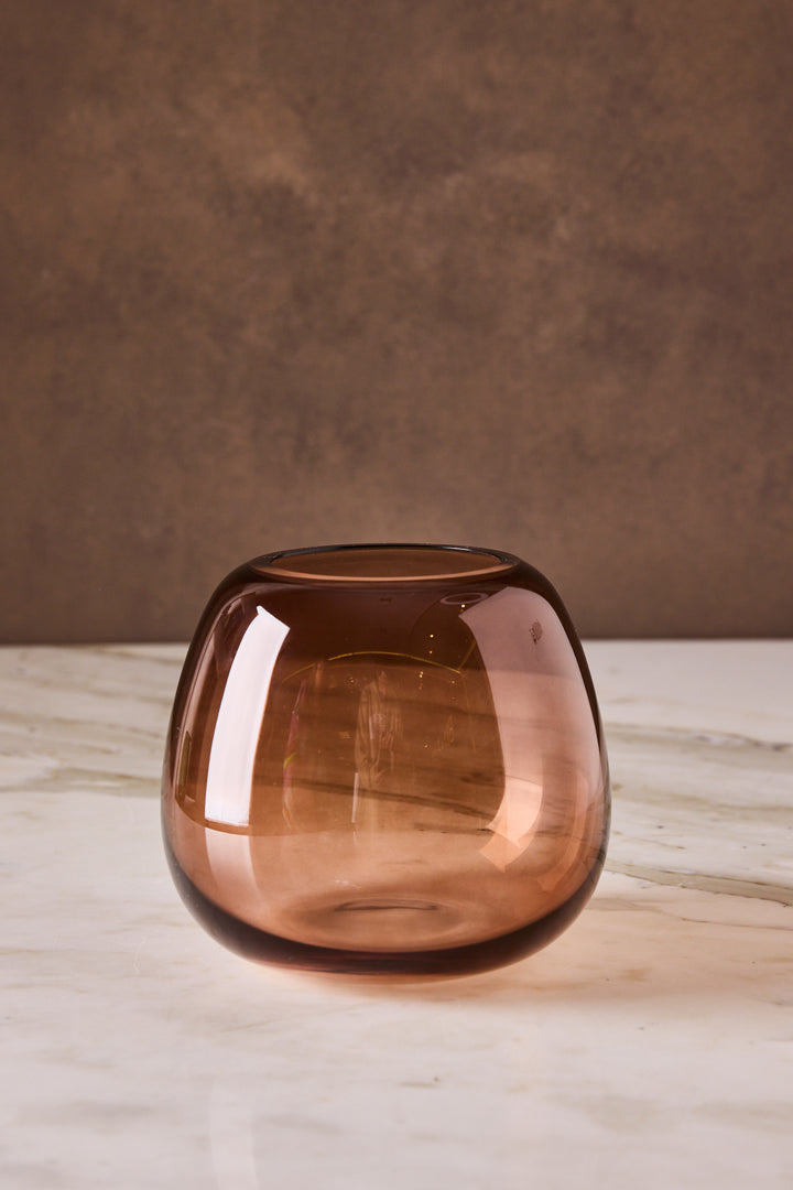 FLORERO GLOBE BROWN 13CM